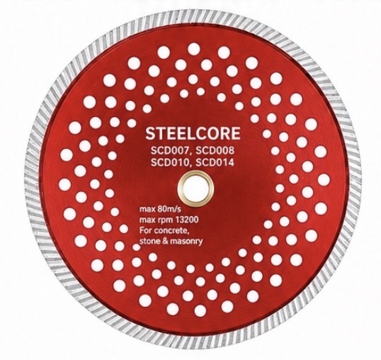 SteelCore Red Turbo Diamond Blade
