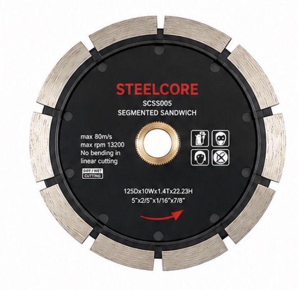 SteelCore Segmented Sandwich Saw Blade